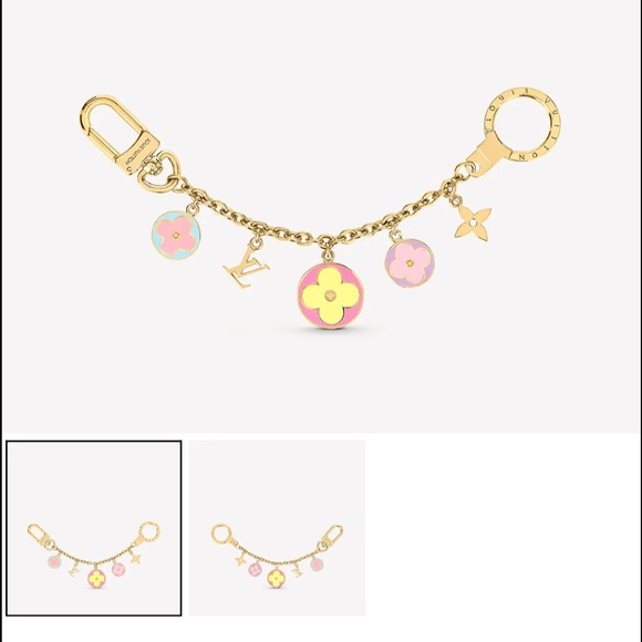 💗SPRING COLOURS!💗DISCOUNTED✨LV Spring Pendent w Gold-tone  Necklace✨ - Picture 8 of 12